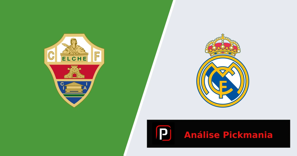 Elche-Real Madrid na LaLiga, prognóstico e odds