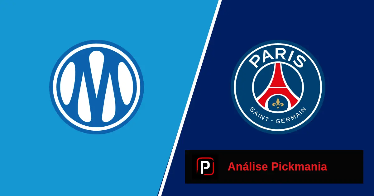 Marselha-PSG na Ligue 1, prognóstico e odds