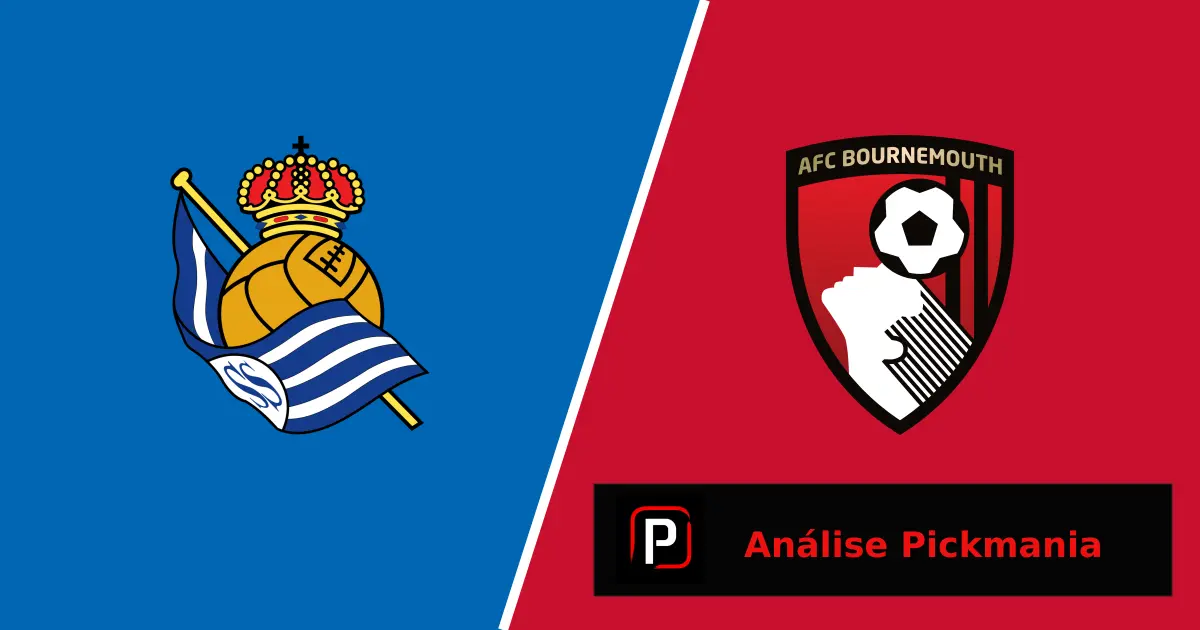 Real Sociedad-Bournemouth na Liga Europa, prognóstico e odds