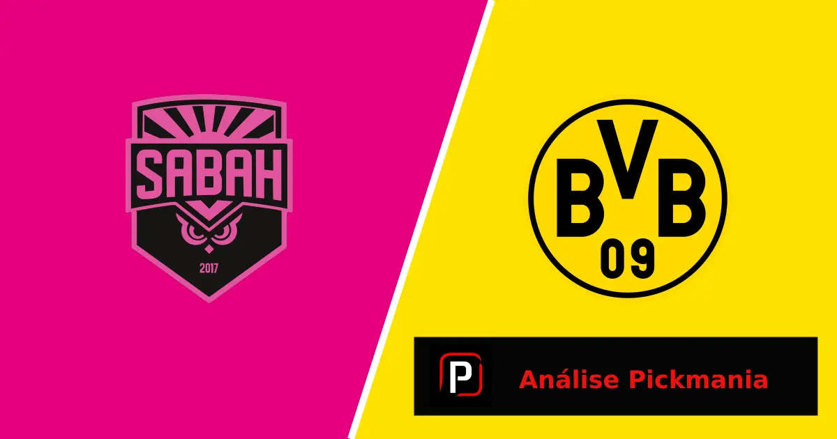 Sabah-Borussia Dortmund na Champions League, prognóstico e odds