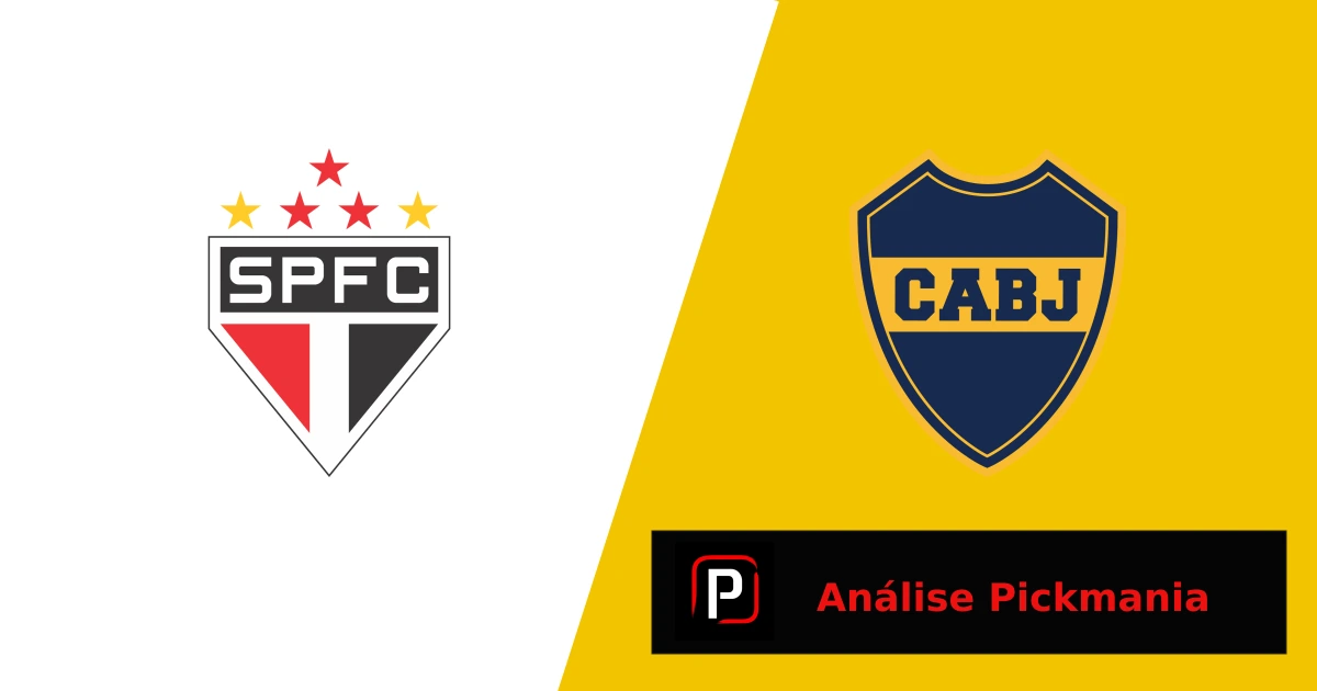 São Paulo-Boca Juniors na Sul-Americana, prognóstico e odds