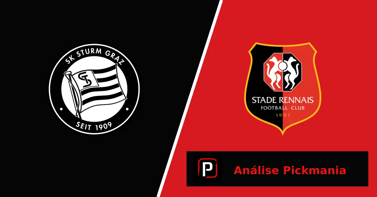 Sturm Graz-Rennes na Liga Europa, prognóstico e odds